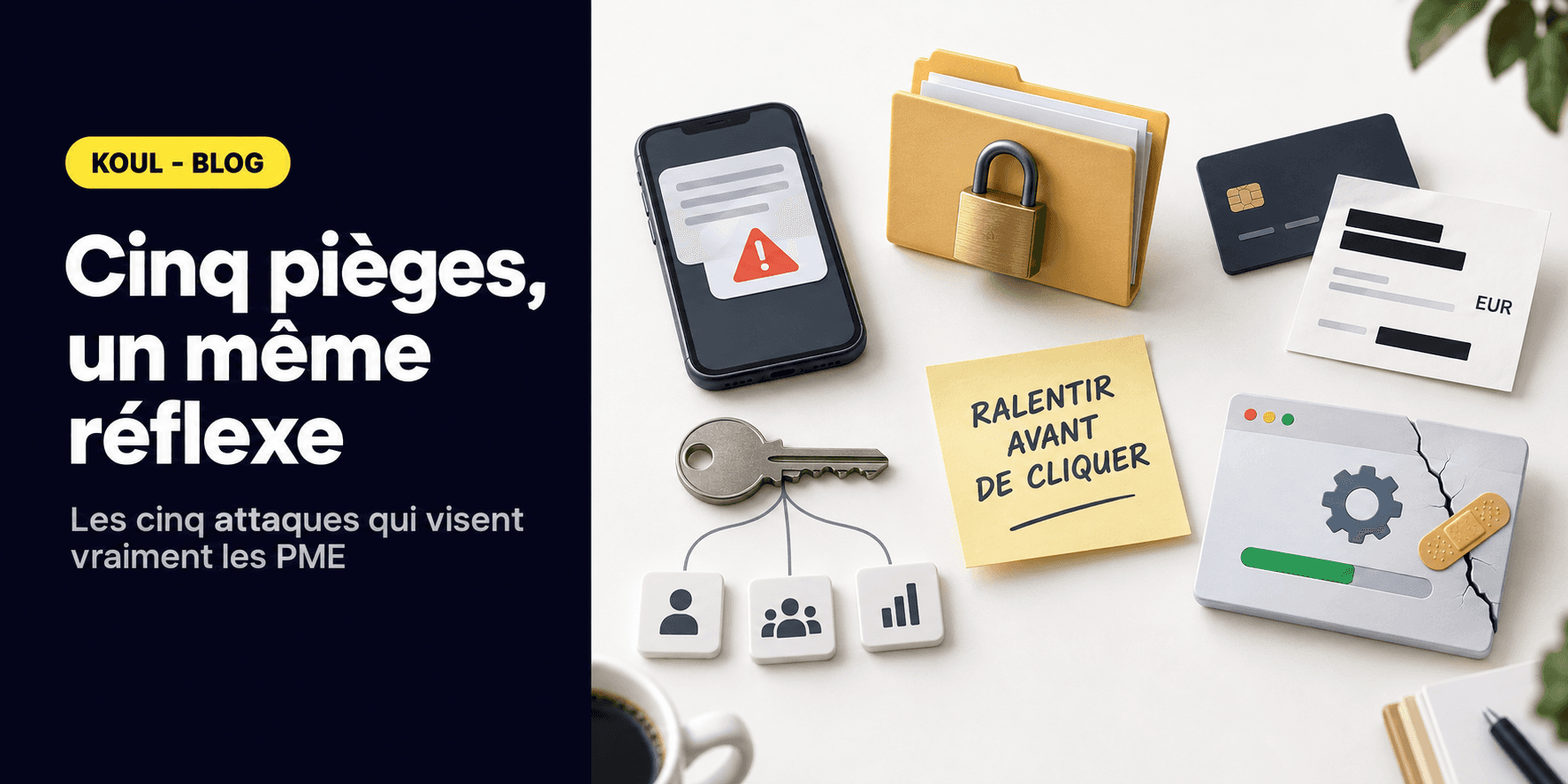 Les cinq attaques qui visent vraiment les PME