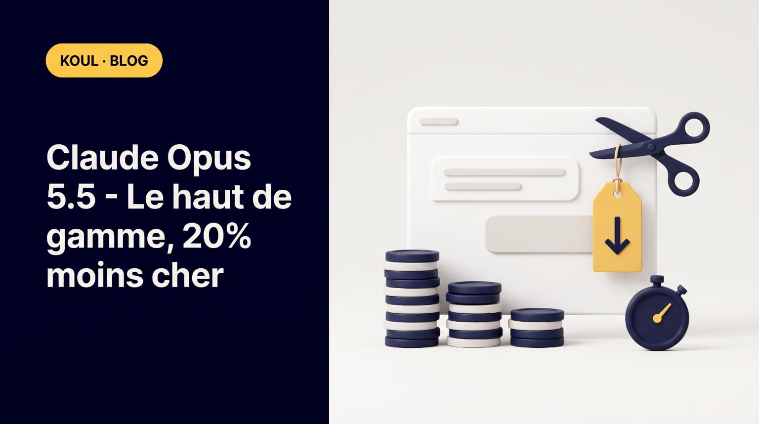 Claude Opus 5.5 : la puissance du haut de gamme, 20 % moins cher