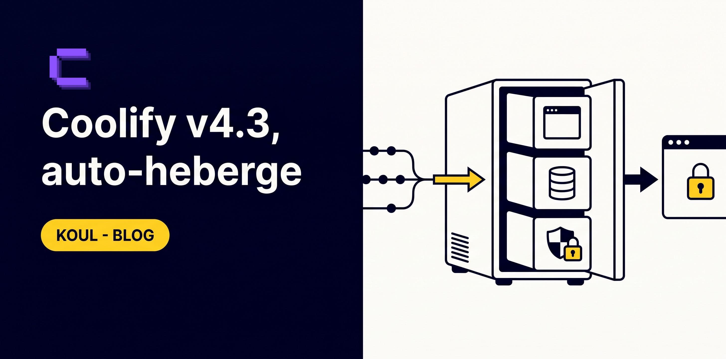 Coolify, le PaaS open source qu'on héberge soi-même