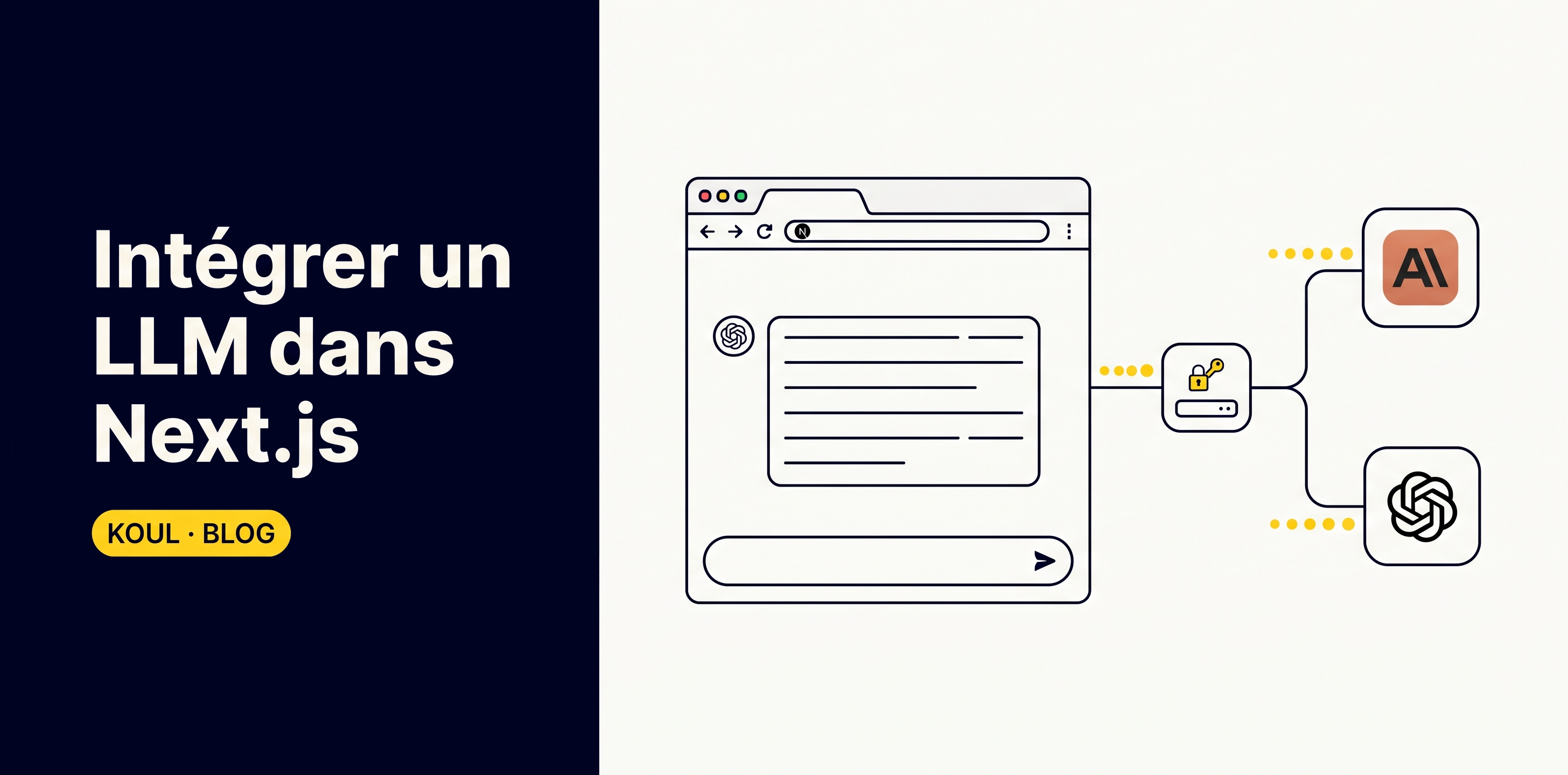 Intégrer un LLM dans une app Next.js : guide pas à pas avec Claude et GPT